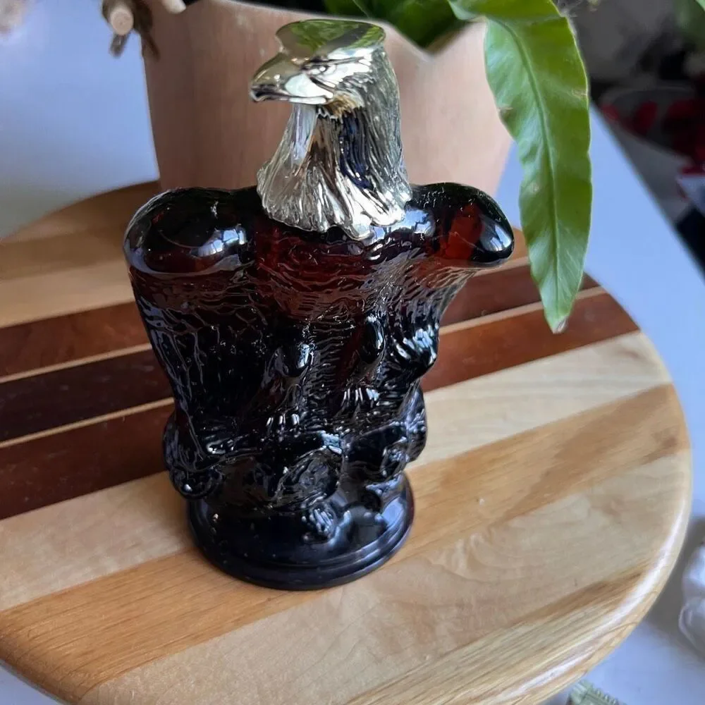 vintage Avon American Eagle decanter, typically produced in the early 1970s full